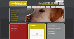 Desktop Screenshot of dogdetectives.com